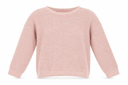 Marks and Spencer Women's Pink Cotton Knit Jumper Size 12