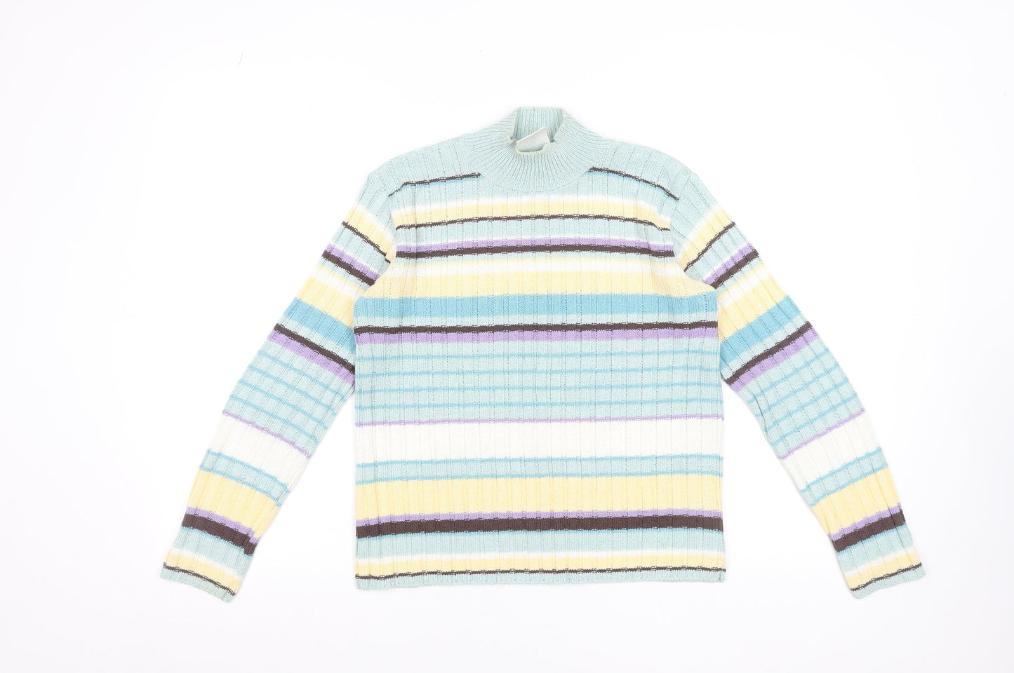 Womens UK Size 12 Items Multicoloured Pullover Jumper