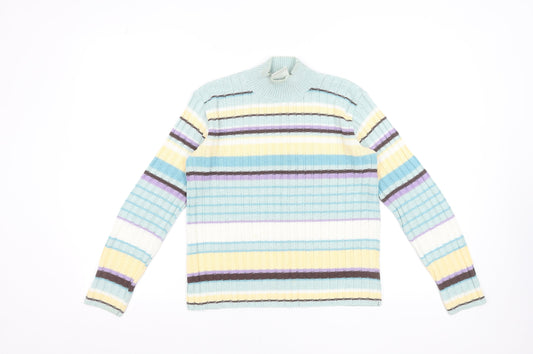 Womens UK Size 12 Items Multicoloured Pullover Jumper