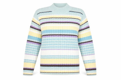 Womens UK Size 12 Items Multicoloured Pullover Jumper