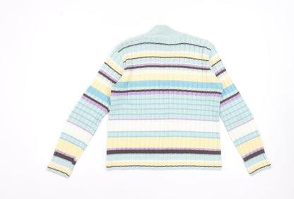 Womens UK Size 12 Items Multicoloured Pullover Jumper