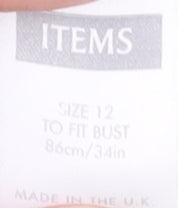 Womens UK Size 12 Items Multicoloured Pullover Jumper