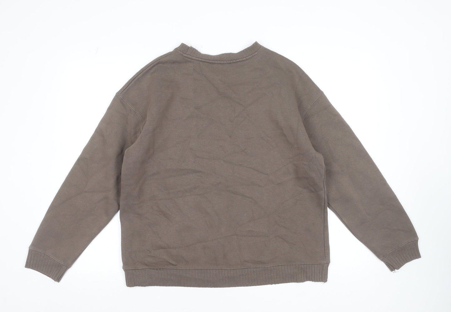 Womens UK Size S Zara Brown Pullover Sweatshirt