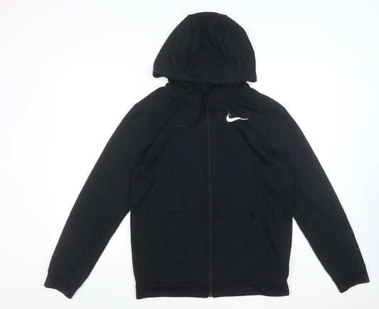 Mens UK Size S Nike Black Full Zip Hoodie