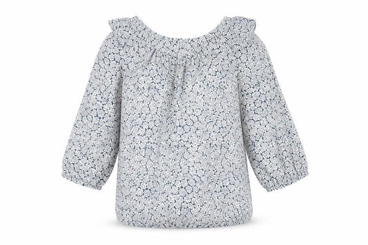 Womens UK Size 8 Phase Eight Blue Tunic Blouse