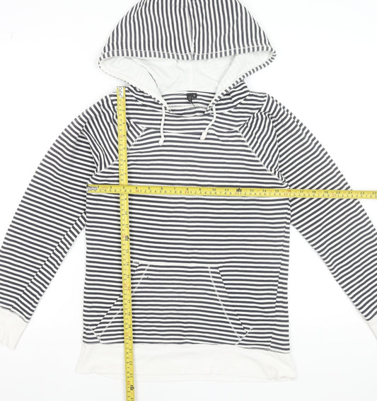 Womens UK Size 10 Topshop Multicoloured Pullover Hoodie