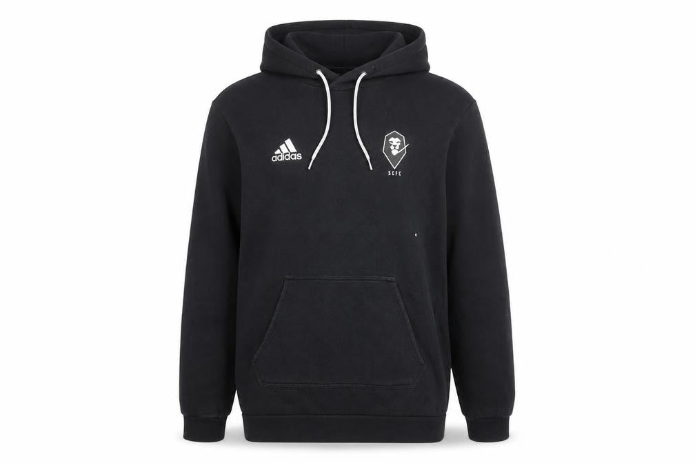 Mens UK Size M adidas Black Pullover Hoodie