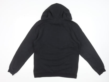 Adidas Men's Black Hoodie SCFC Logo Pullover Size M Cotton Blend