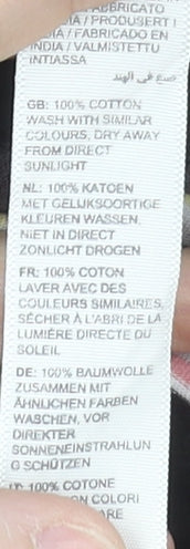 FatFace Womens Multicoloured Striped Long Sleeve Cotton Scoop Neck Top - Size L