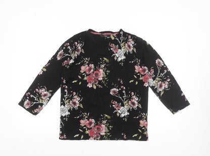 Womens UK Size 12 NEXT Black Basic Blouse