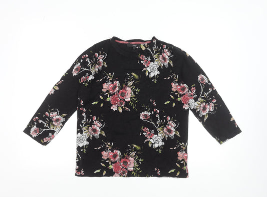 Womens UK Size 12 NEXT Black Basic Blouse