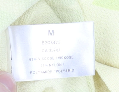 Womens UK Size M Windsmoor Yellow Basic T-Shirt