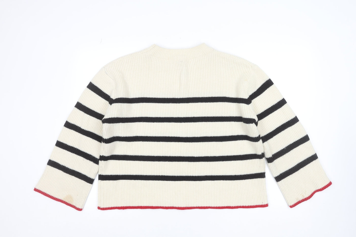 Womens UK Size One Size Golden Days Paris Ivory Pullover Jumper