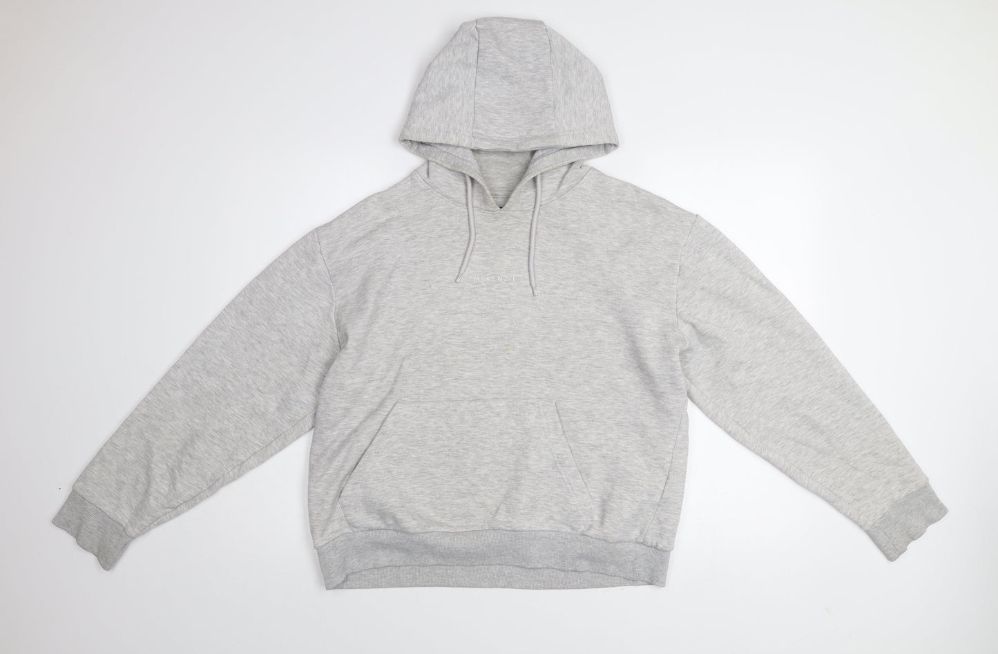 Womens UK Size 10 McKenzie Grey Pullover Hoodie