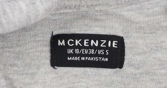 Womens UK Size 10 McKenzie Grey Pullover Hoodie