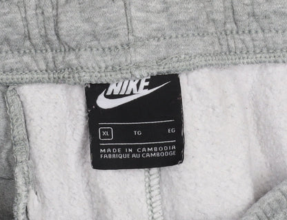 Nike Men's Grey XL Jogger Sweatpants - Fleece Lined Cotton Blend