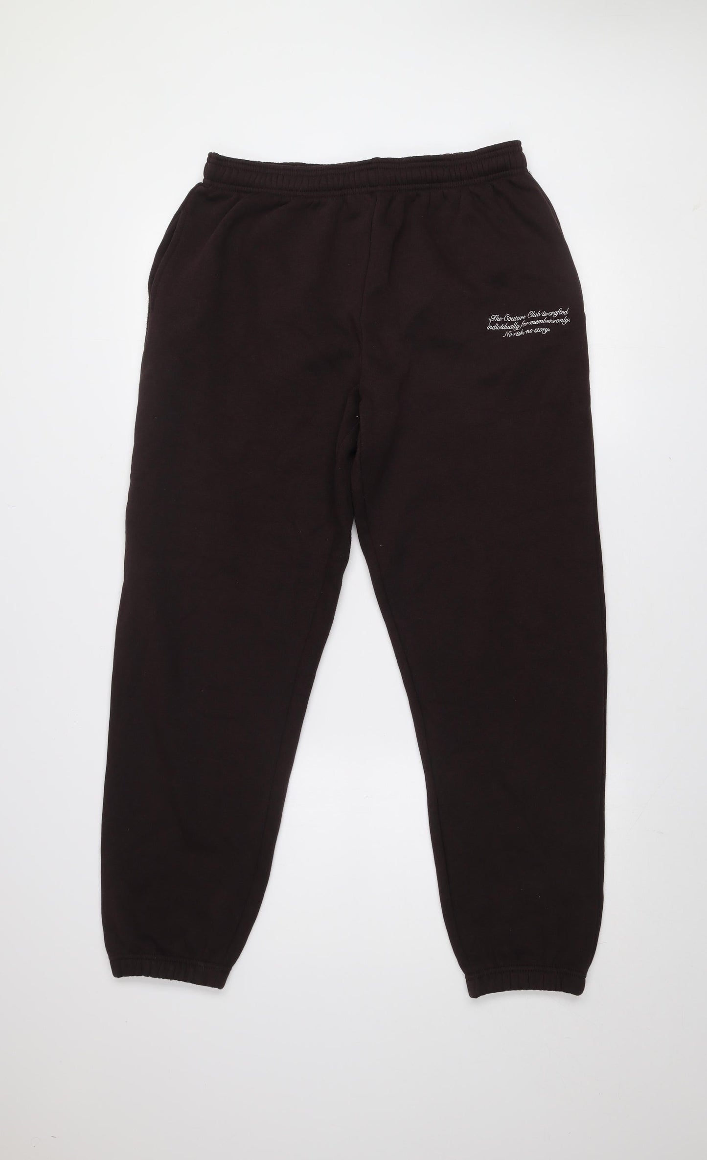 Womens UK Size 10 Couture Regular Fit Jogger Brown Trousers