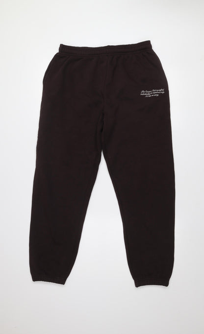 Womens UK Size 10 Couture Regular Fit Jogger Brown Trousers