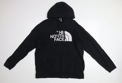 The North Face Mens Black XL Pullover Hoodie Fleece Logo Sweatshirt