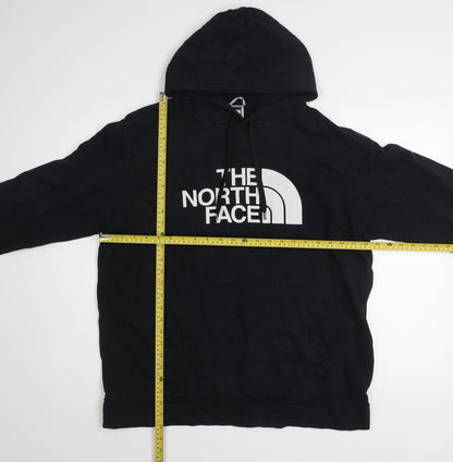 The North Face Mens Black XL Pullover Hoodie Fleece Logo Sweatshirt