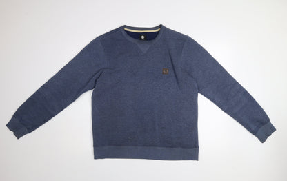 Mens UK Size L Element Blue Pullover Sweatshirt