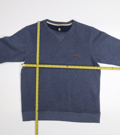 Mens UK Size L Element Blue Pullover Sweatshirt