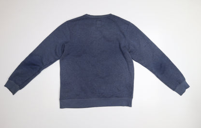 Mens UK Size L Element Blue Pullover Sweatshirt