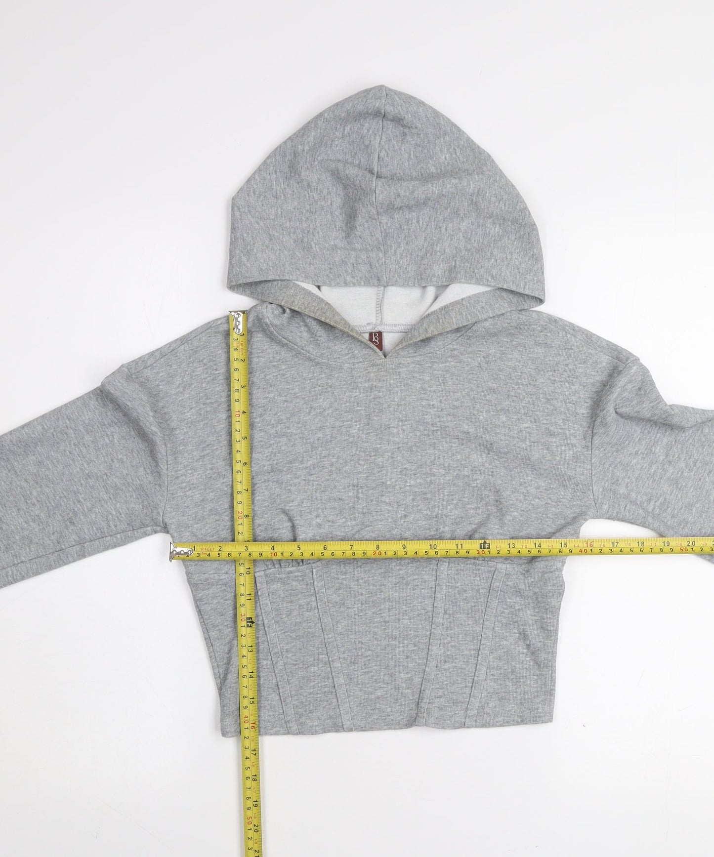 Womens UK Size S By Swan Grey Pullover Hoodie