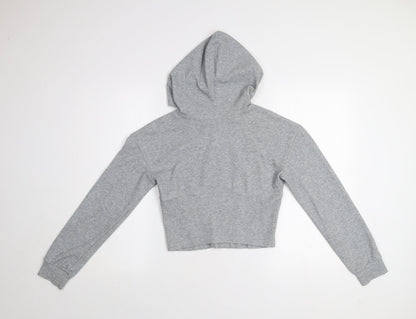 Womens UK Size S By Swan Grey Pullover Hoodie
