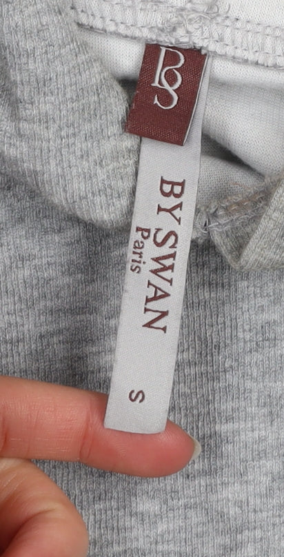 Womens UK Size S By Swan Grey Pullover Hoodie