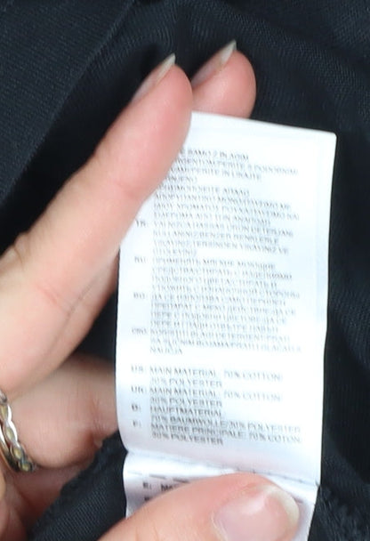 Adidas Men's Black 2XL Sports Climalite Cotton Graphic T-Shirt