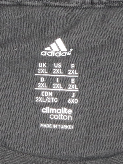 Adidas Men's Black 2XL Sports Climalite Cotton Graphic T-Shirt
