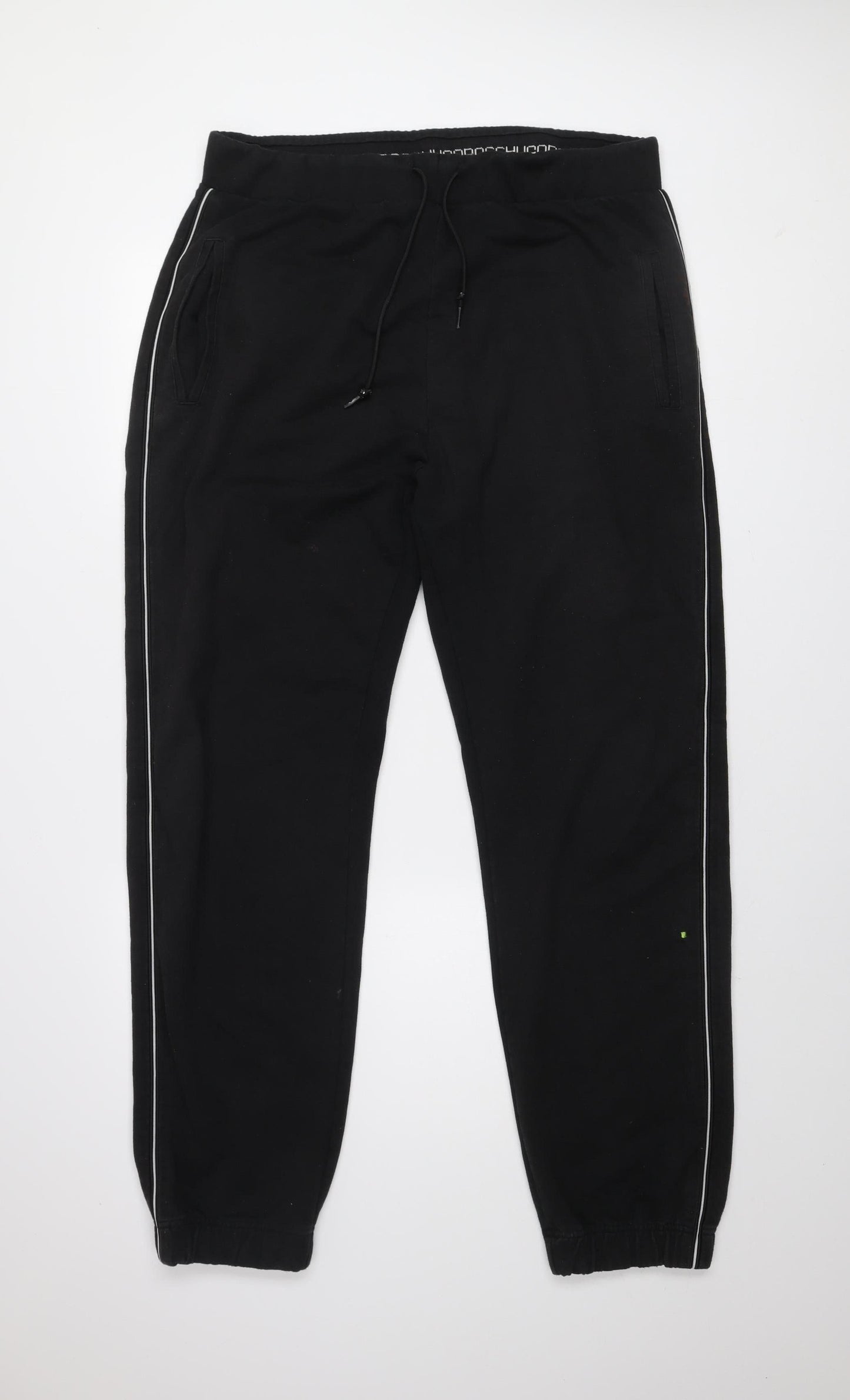 Hugo Boss Men's Black 2XL Jogger Trousers with Side Stripe