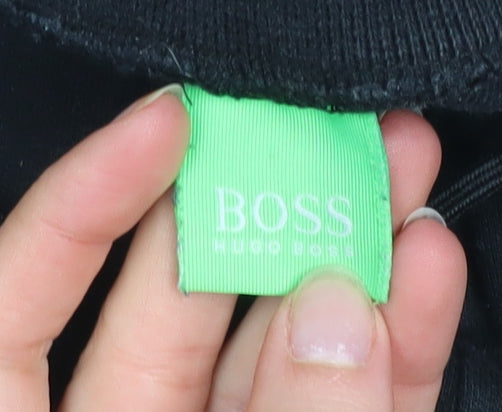 Hugo Boss Men's Black 2XL Jogger Trousers with Side Stripe