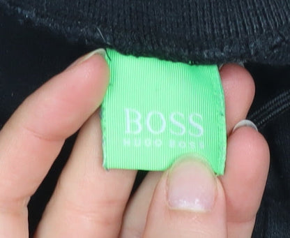 Hugo Boss Men's Black 2XL Jogger Trousers with Side Stripe