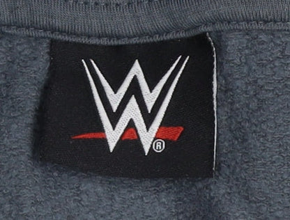 WWE WrestleMania Boys Grey Pullover Hoodie 12-13 Years Cotton Blend