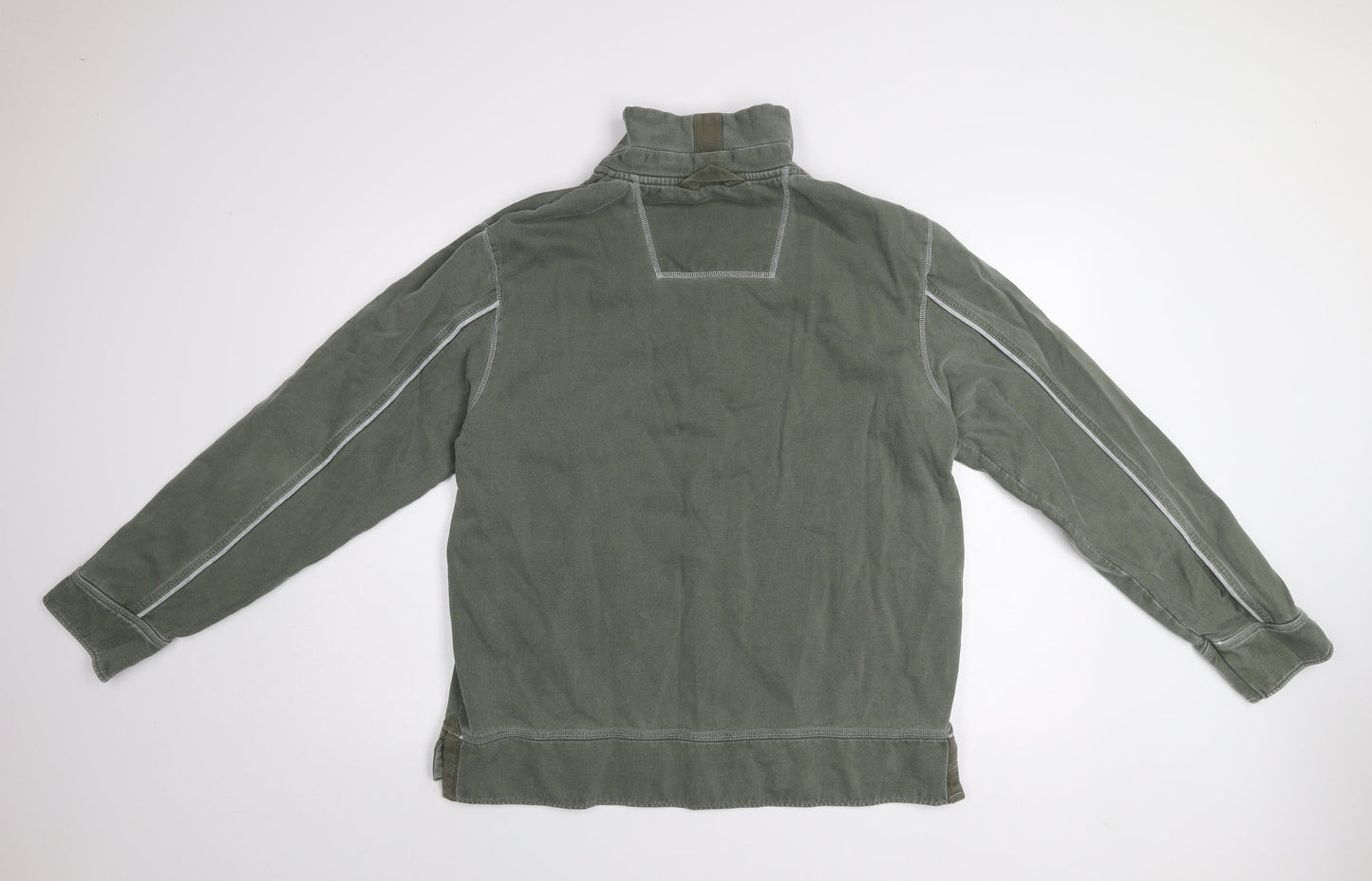 Mens UK Size L We Originals Green 1/2 Zip Sweatshirt