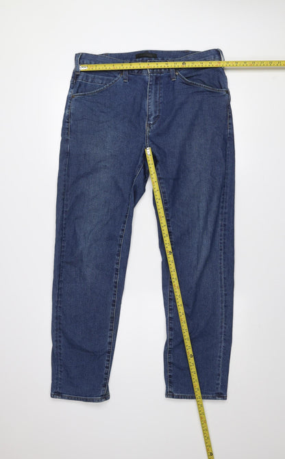 UNIQLO Men Blue 32in Regular Fit Straight Denim Jeans