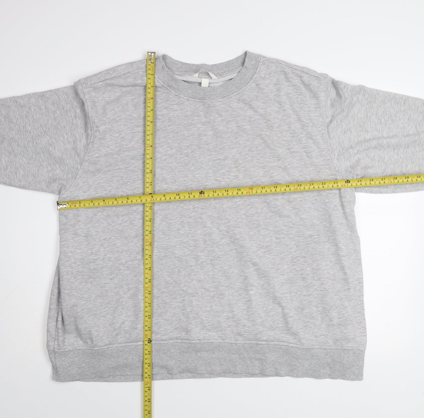 H&M Mama Women's Grey XL Pullover Sweatshirt - Soft Cotton Blend