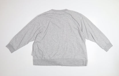 H&M Mama Women's Grey XL Pullover Sweatshirt - Soft Cotton Blend