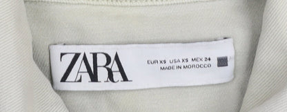 Zara Men's Green Cotton Corduroy Button Jacket XS