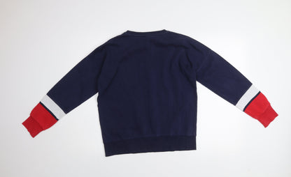 Mens UK Size M FILA Blue Pullover Sweatshirt