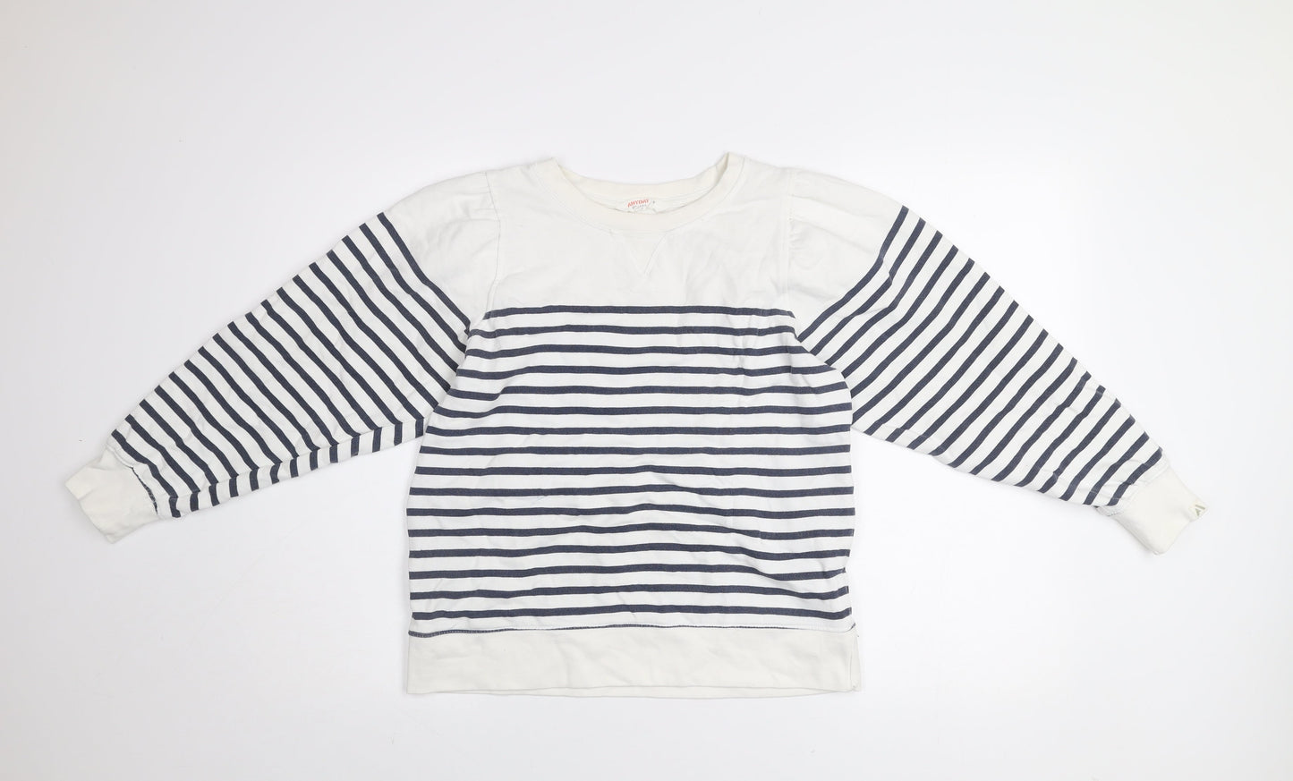 Womens UK Size M John Lewis & Partners White Pullover Sweatshirt