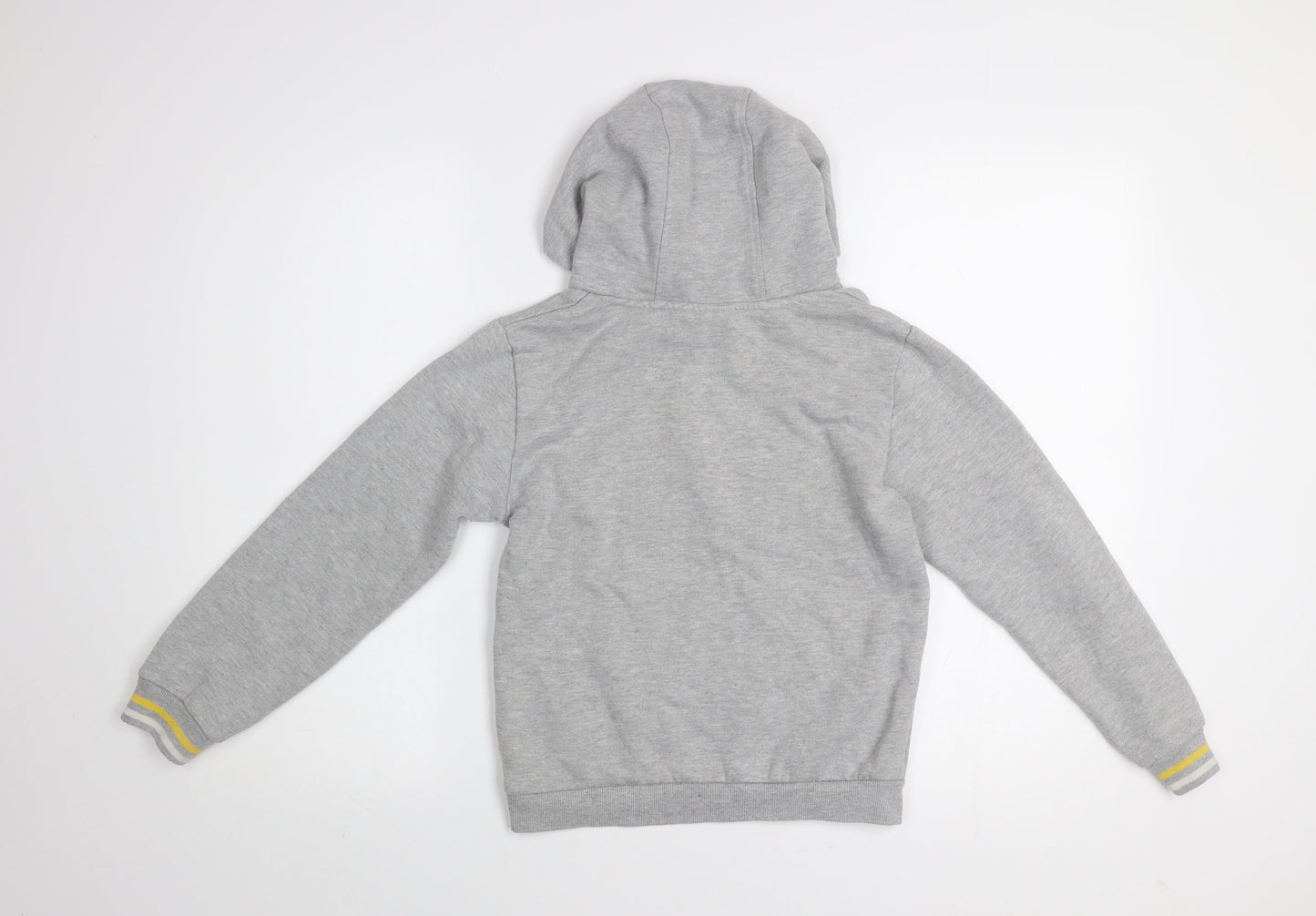 Mountain Warehouse Boys Grey Pullover Hoodie 9-10 Years Cotton Blend Graphic Print