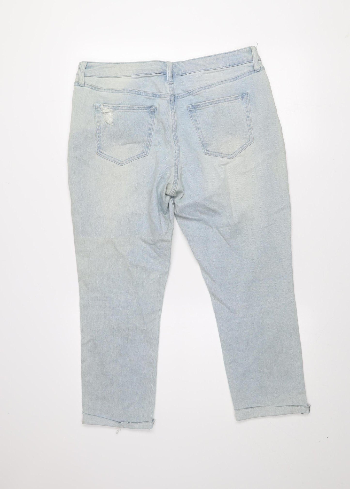 Denim 365 Women's Light Blue Distressed Skinny Jeans Size 12