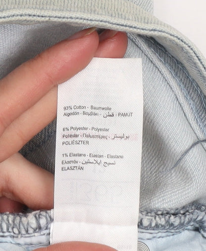 Denim 365 Women's Light Blue Distressed Skinny Jeans Size 12