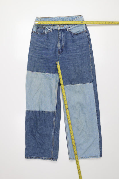 Womens UK Size 24 Monki Regular Fit Straight Blue Jeans