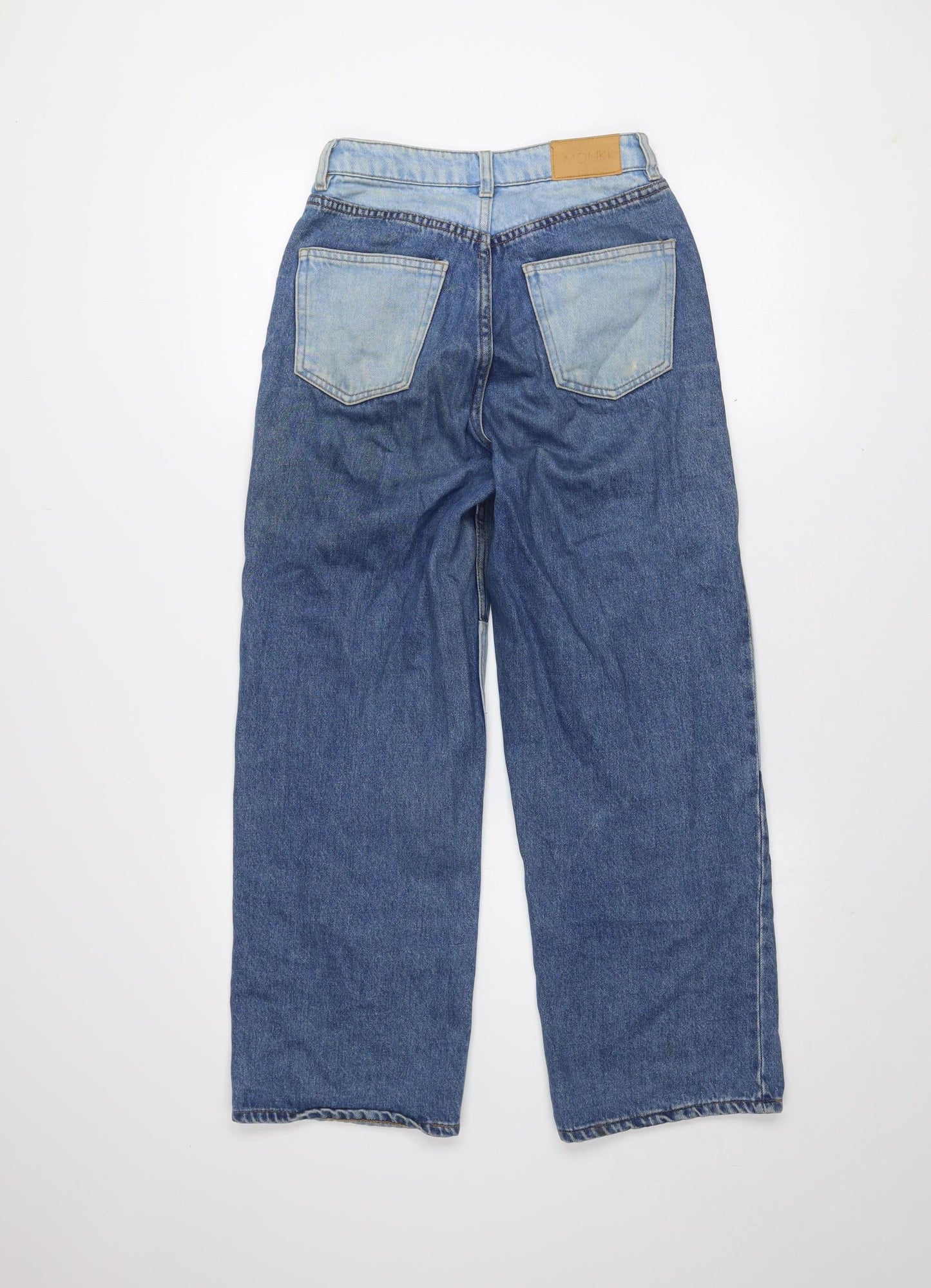 Womens UK Size 24 Monki Regular Fit Straight Blue Jeans
