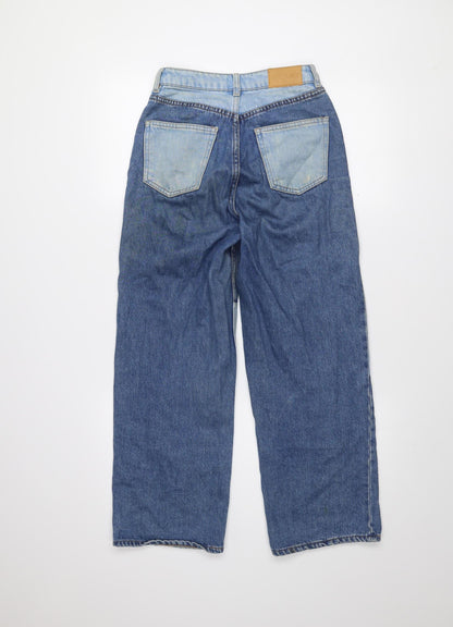 Womens UK Size 24 Monki Regular Fit Straight Blue Jeans