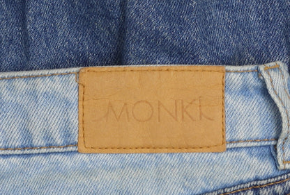 Womens UK Size 24 Monki Regular Fit Straight Blue Jeans